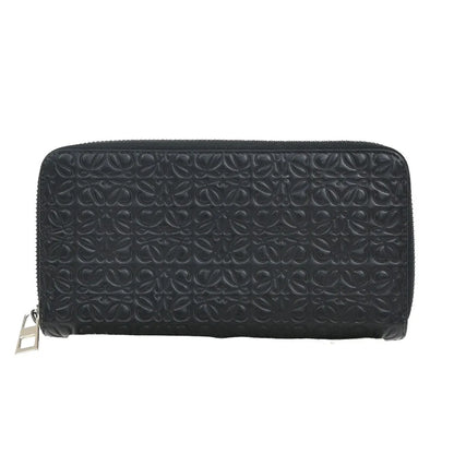 Loewe Anagram Leather, Black, Leather, Wallet