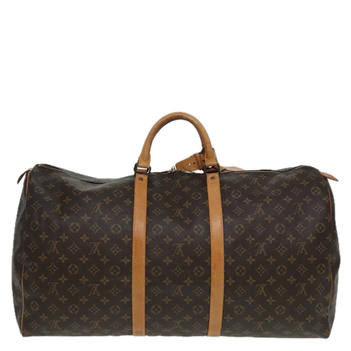 Louis Vuitton Keepall Monogram Canvas, Brown, Canvas, Travel Bag