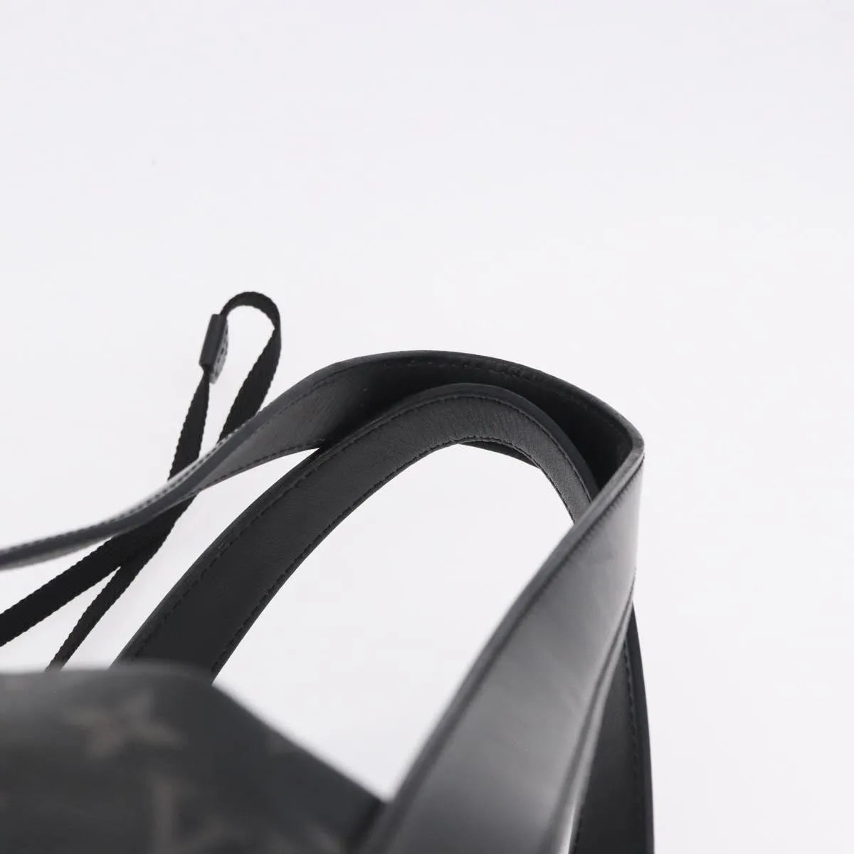 Louis Vuitton Cabas Light Drawstring Monogram Eclipse Canvas, Black, Canvas, Tote Bag