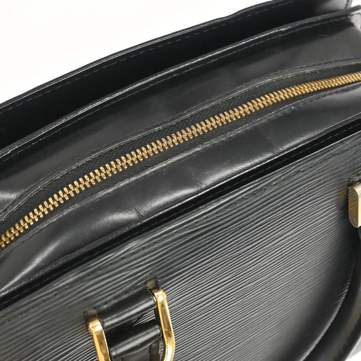 Louis Vuitton Pont Neuf Epi, Black, Leather, Handbag
