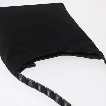 Salvatore Ferragamo Vala Nylon, Black, Nylon, Shoulder Bag