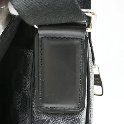 Louis Vuitton Bastille Damier, Black, Canvas, Shoulder Bag