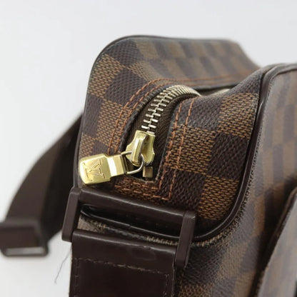 Louis Vuitton Olav Damier, Brown, Canvas, Shoulder Bag