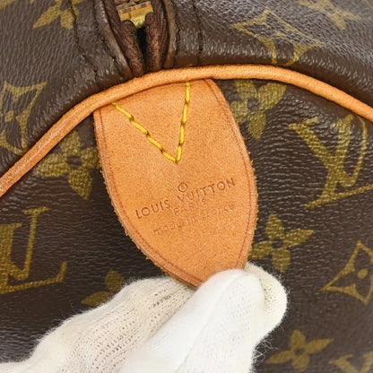 Louis Vuitton Speedy Monogram Canvas, Brown, Canvas, Handbag
