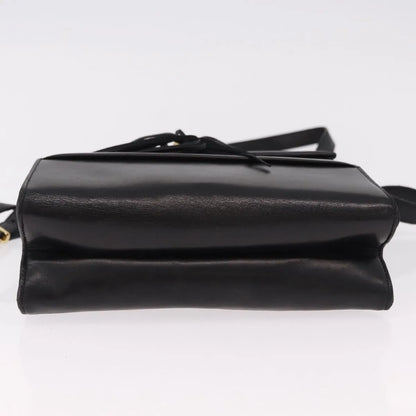 Salvatore Ferragamo Vintage Leather, Black, Leather, Shoulder Bag