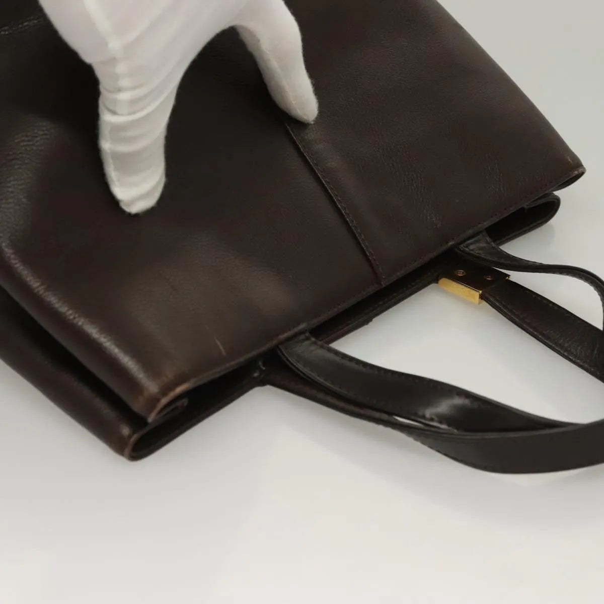 Burberry Vintage Leather, Brown, Leather, Handbag