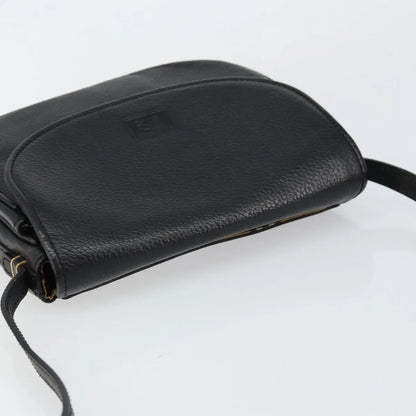 Burberry Flap Shoulder Leather, Black, Leather, Shoulder Bag