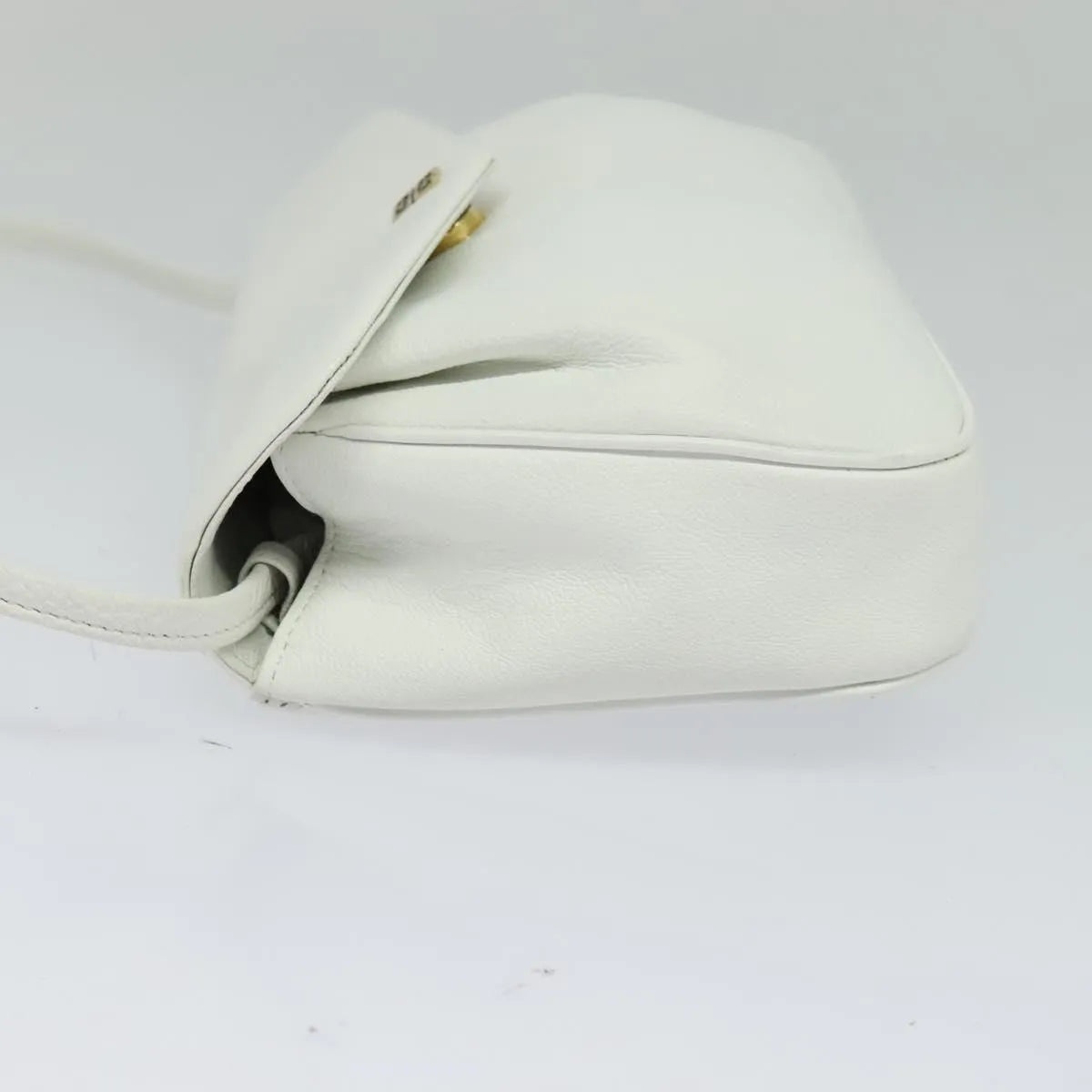 Givenchy Vintage 4G Leather, White, Leather, Shoulder Bag
