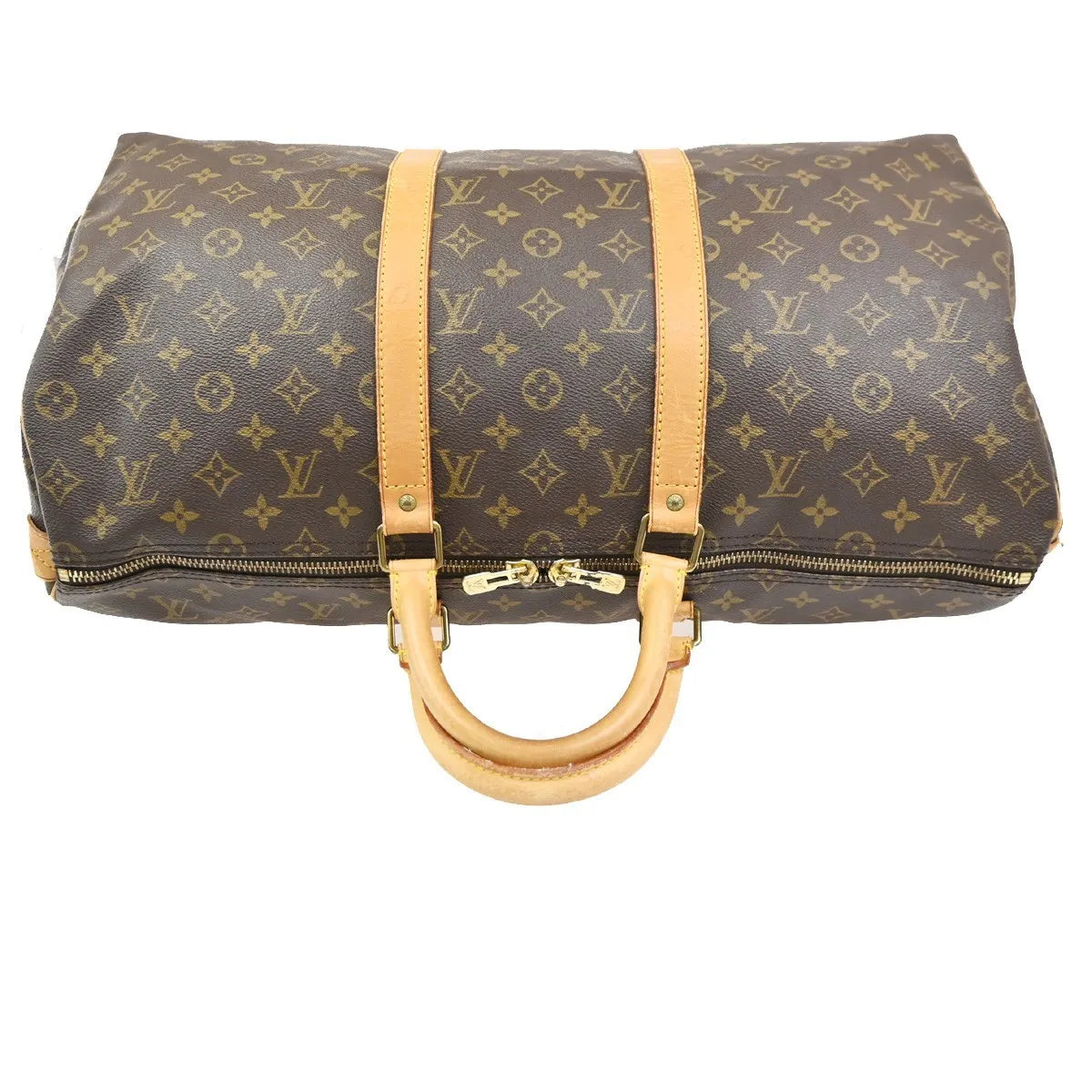 Louis Vuitton Keepall Monogram Canvas, Brown, Canvas, Travel Bag