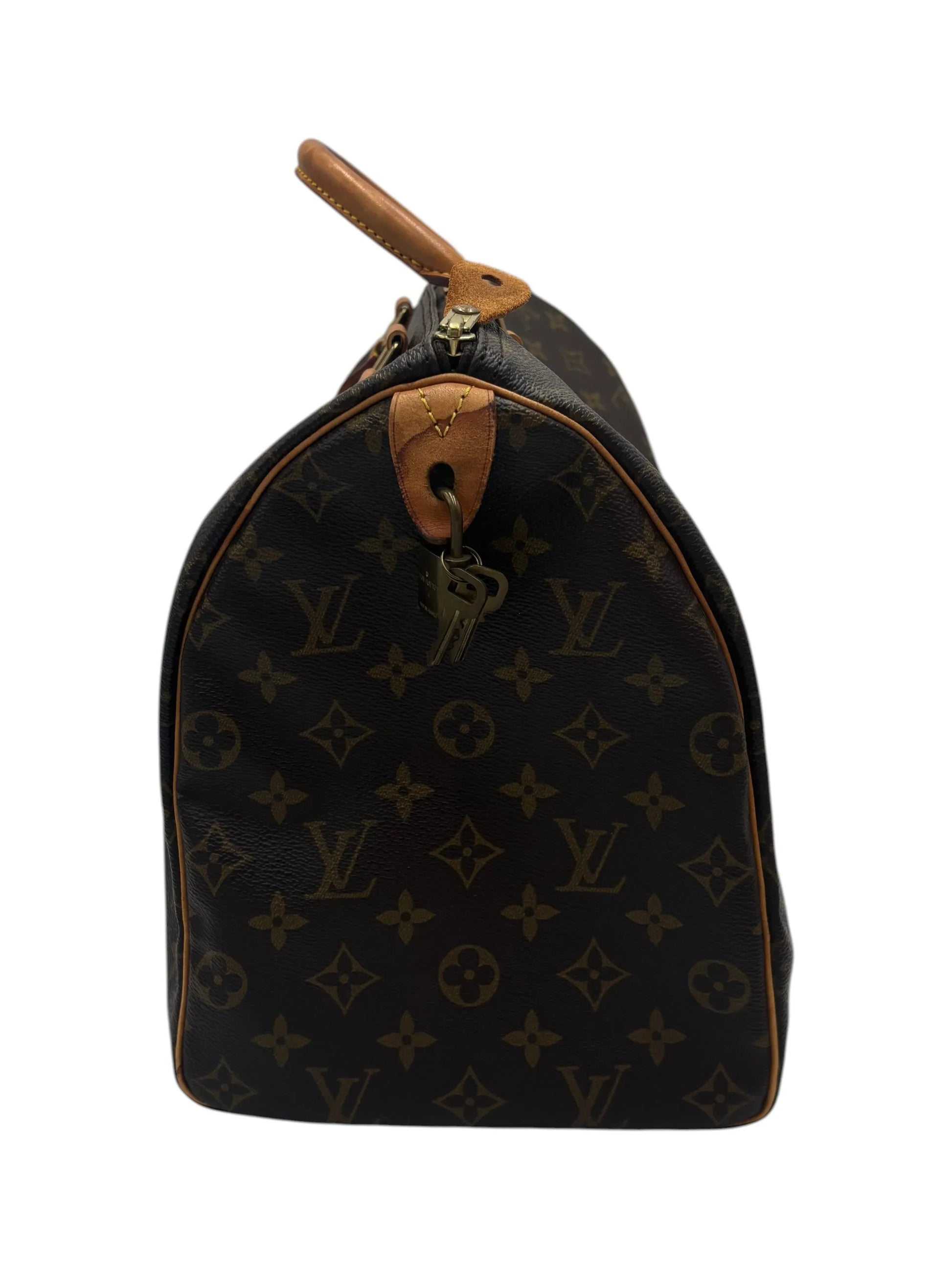 Louis Vuitton Speedy Monogram Canvas, Brown, Canvas, Handbag