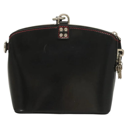 Louis Vuitton Suhari Lockit Leather, Black, Leather, Handbag
