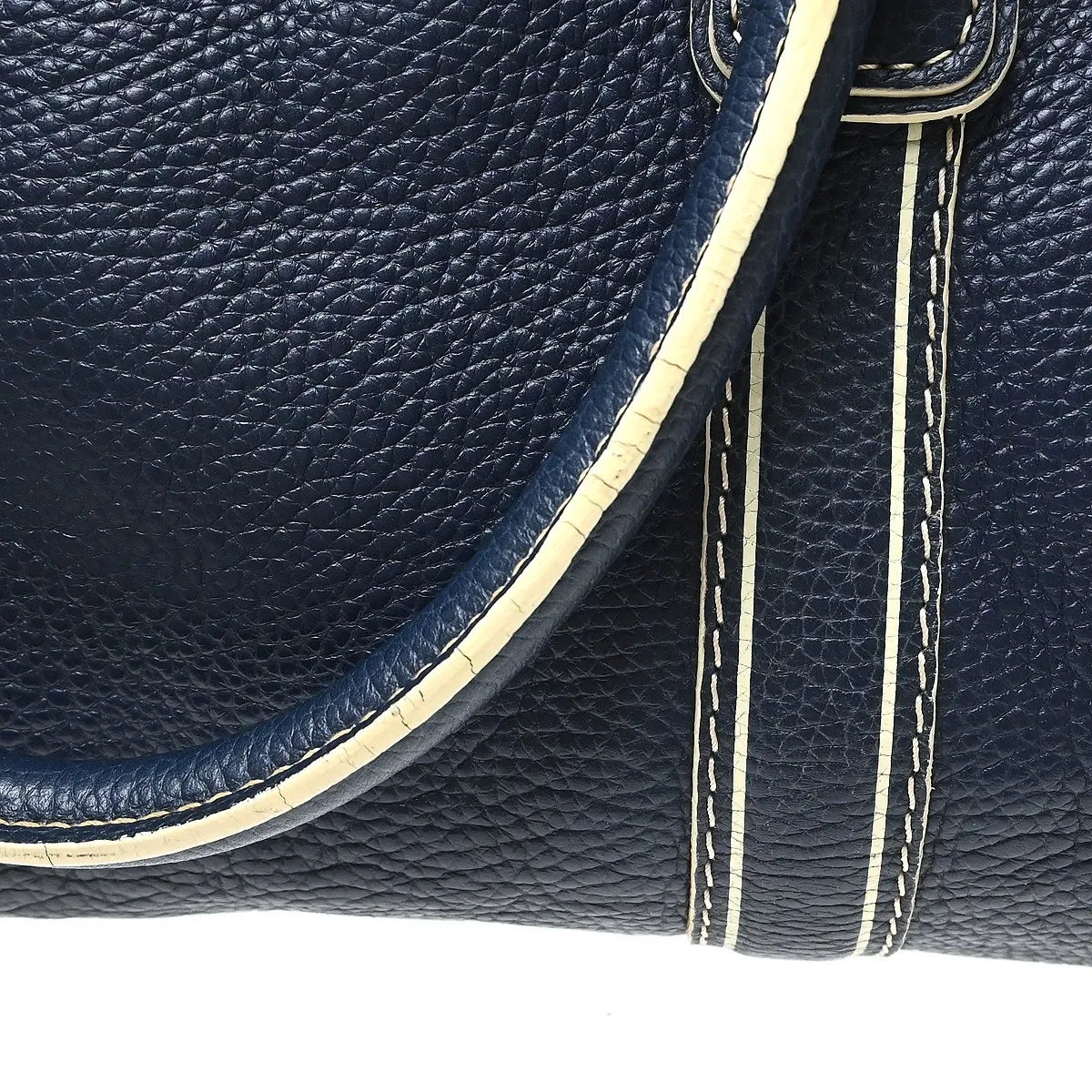Louis Vuitton Carryall Leather, Blue, Leather, Travel Bag