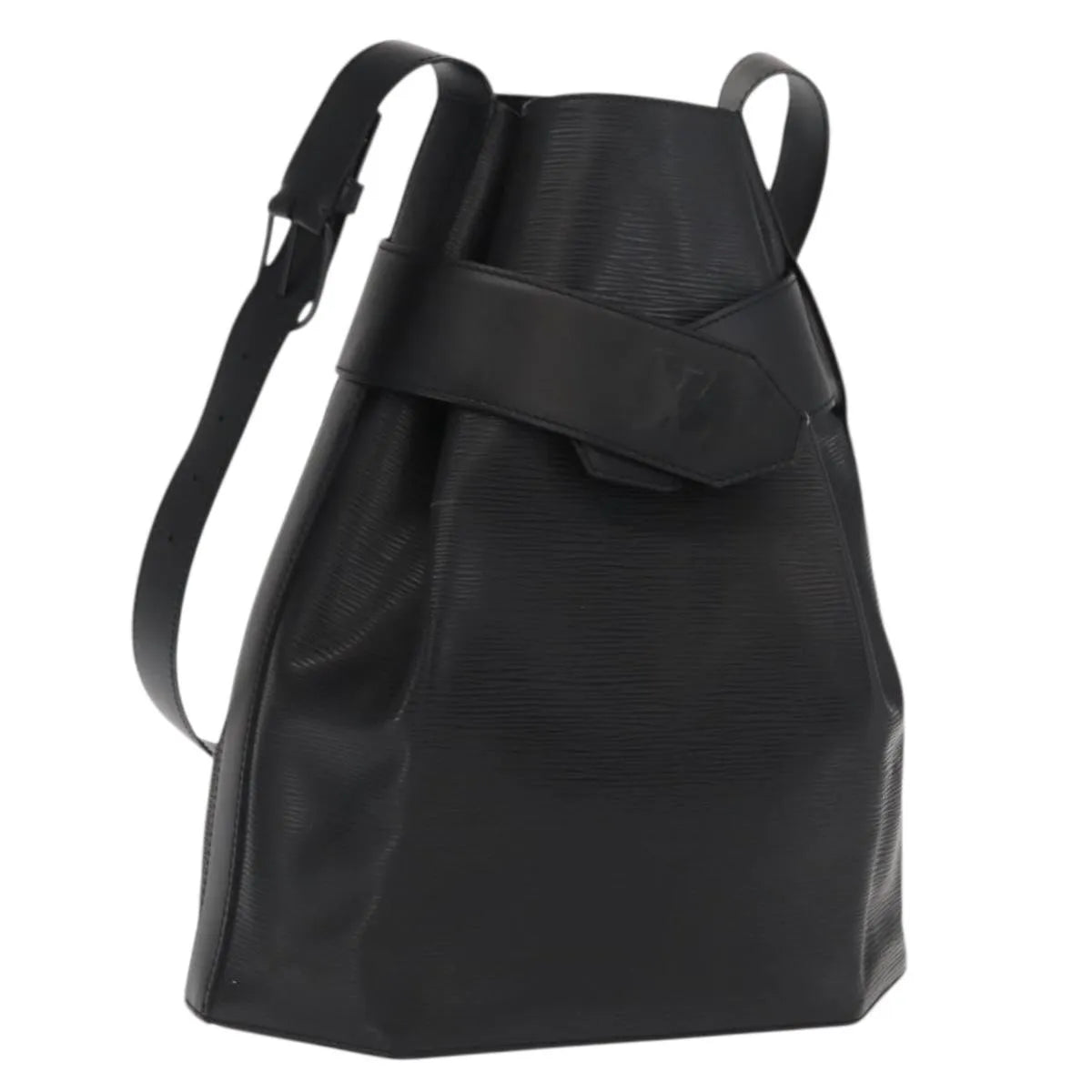 Louis Vuitton Vintage Sac d'Epaule Epi Leather, Black, Leather, Shoulder Bag