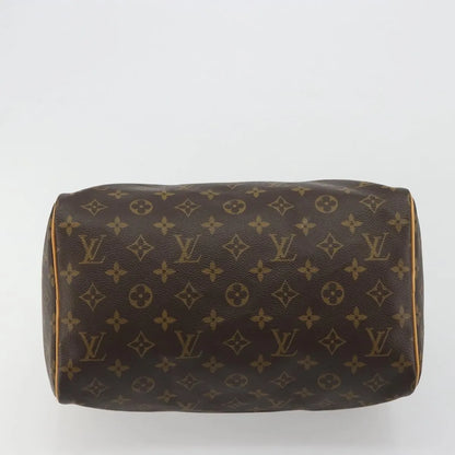 Louis Vuitton Speedy Monogram Canvas, Brown, Canvas, Handbag