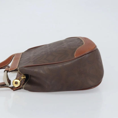 Loewe Anagram PVC Leather, Brown, PVC, Shoulder Bag