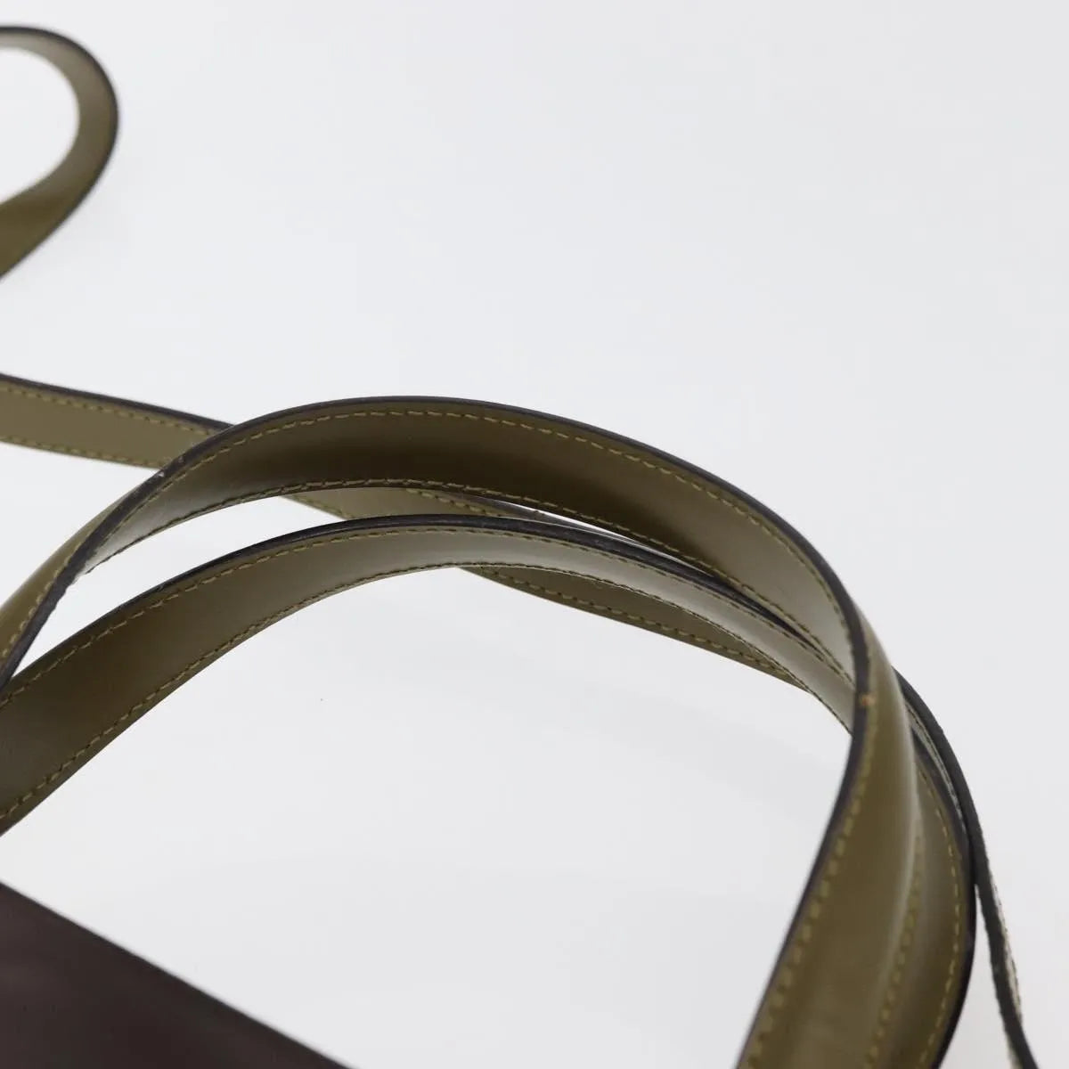 Salvatore Ferragamo Double Gancini Side Buckle Tote Patent Leather, Brown, Patent Leather, Handbag
