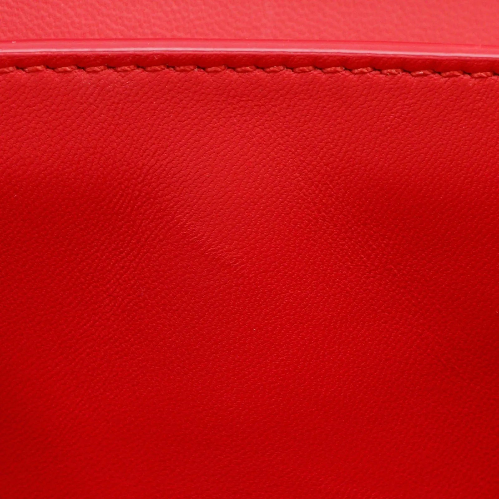 Burberry TB Flap Leather, Red, Leather, Clutch
