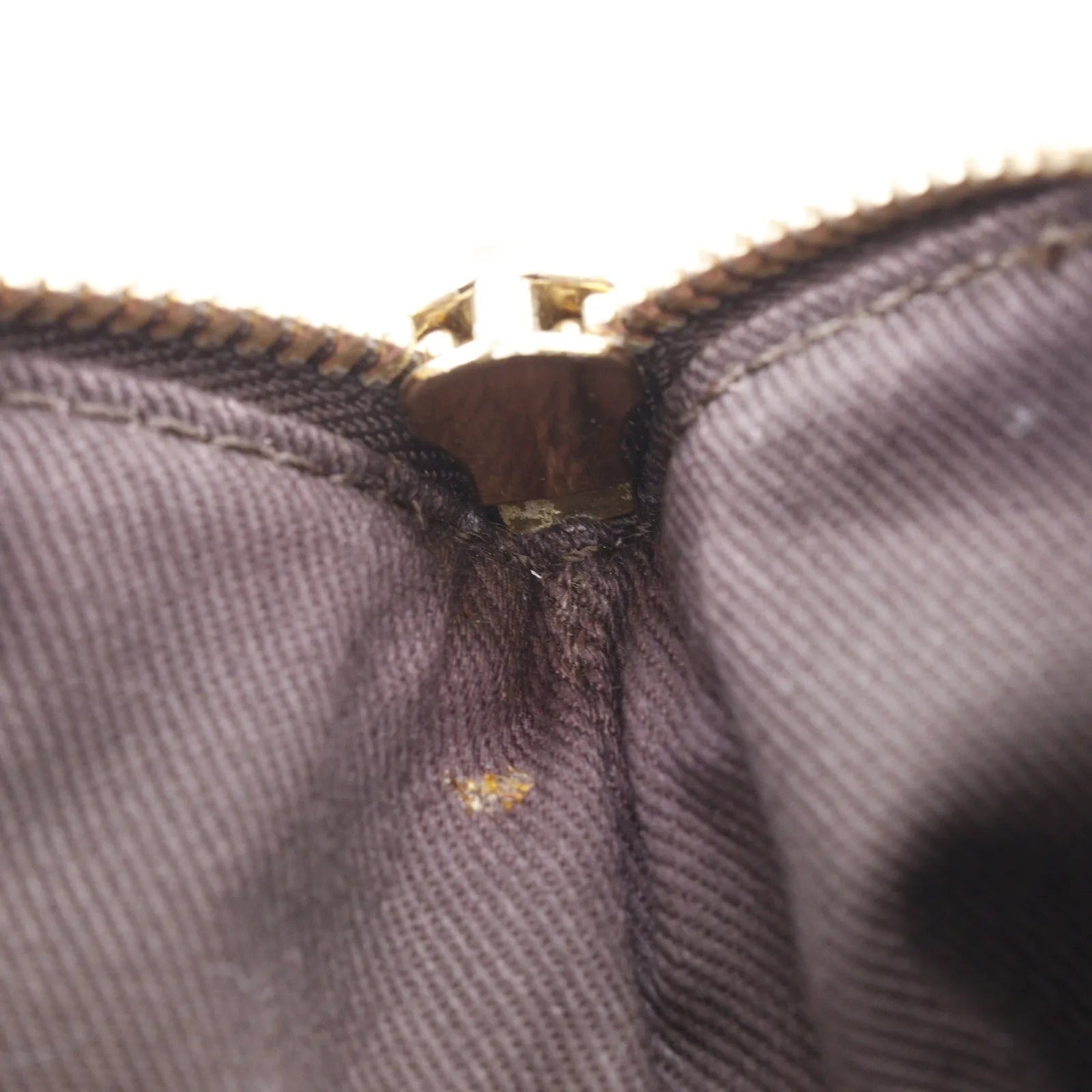 Celine Macadam Macadam with leather, Brown, Leather, Tote Bag