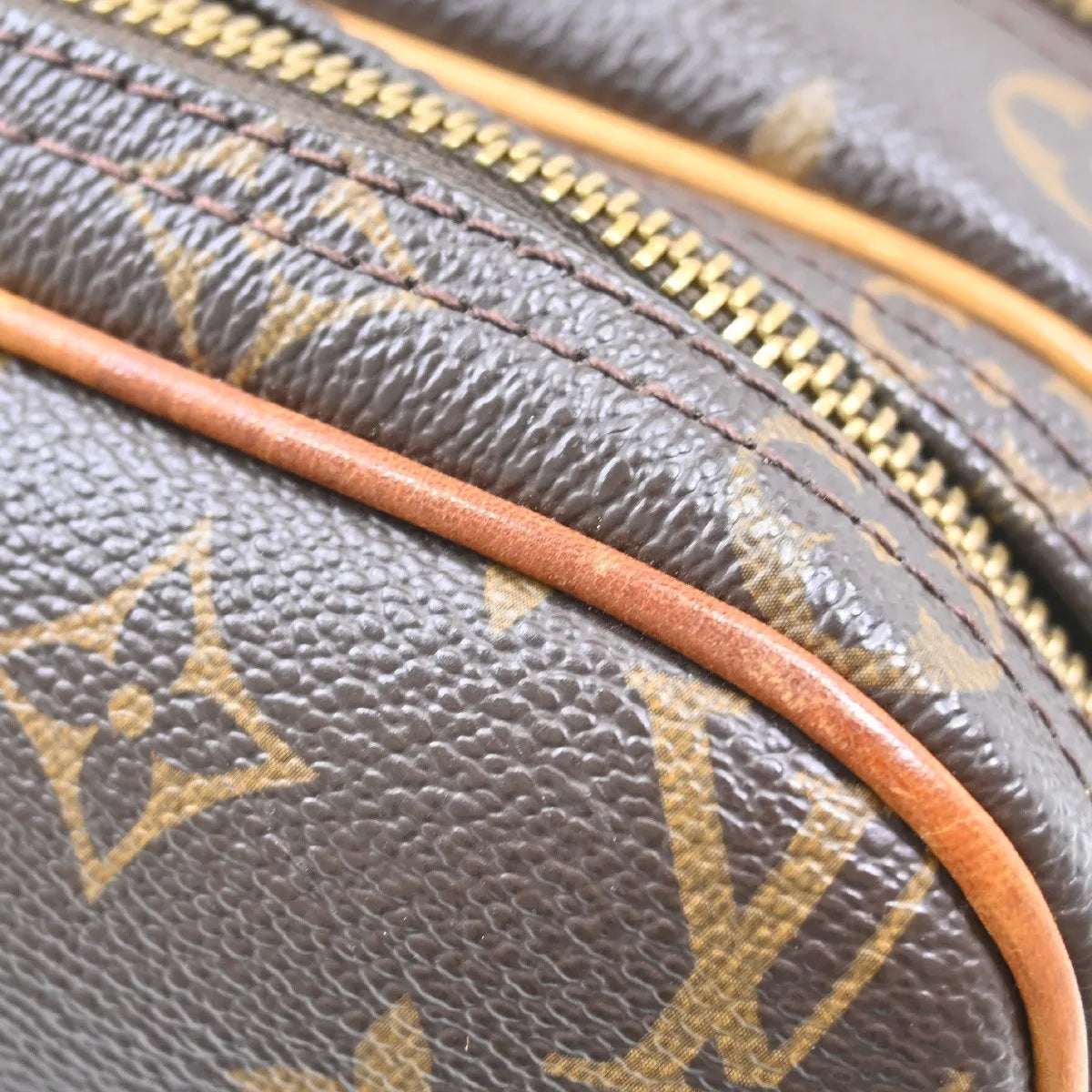 Louis Vuitton Reporter Monogram Canvas, Brown, Canvas, Shoulder Bag