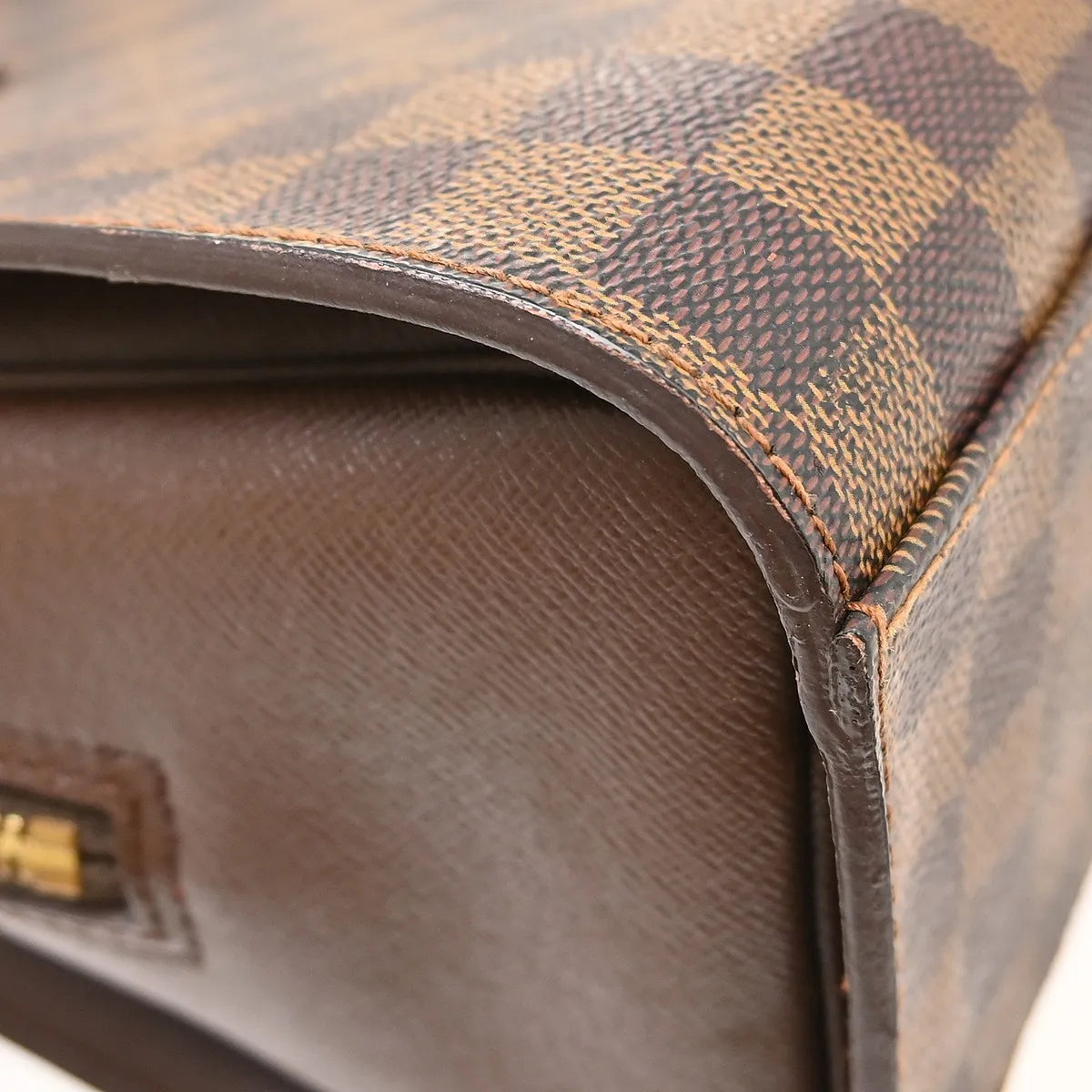 Louis Vuitton Triana Damier, Brown, Canvas, Handbag