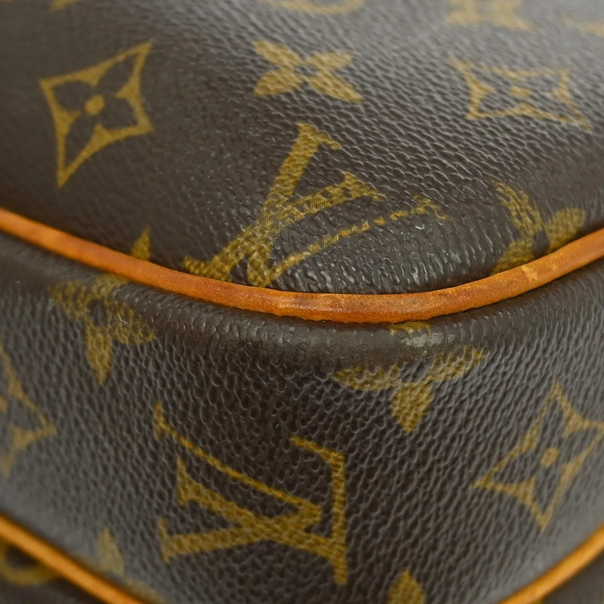 Louis Vuitton Reporter Monogram, Brown, Canvas, Shoulder Bag