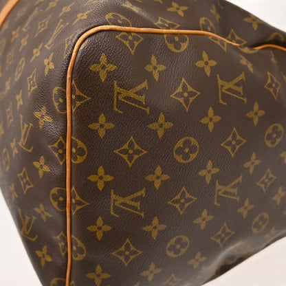 Louis Vuitton Keepall Canvas, Brown, Canvas, Travel Bag