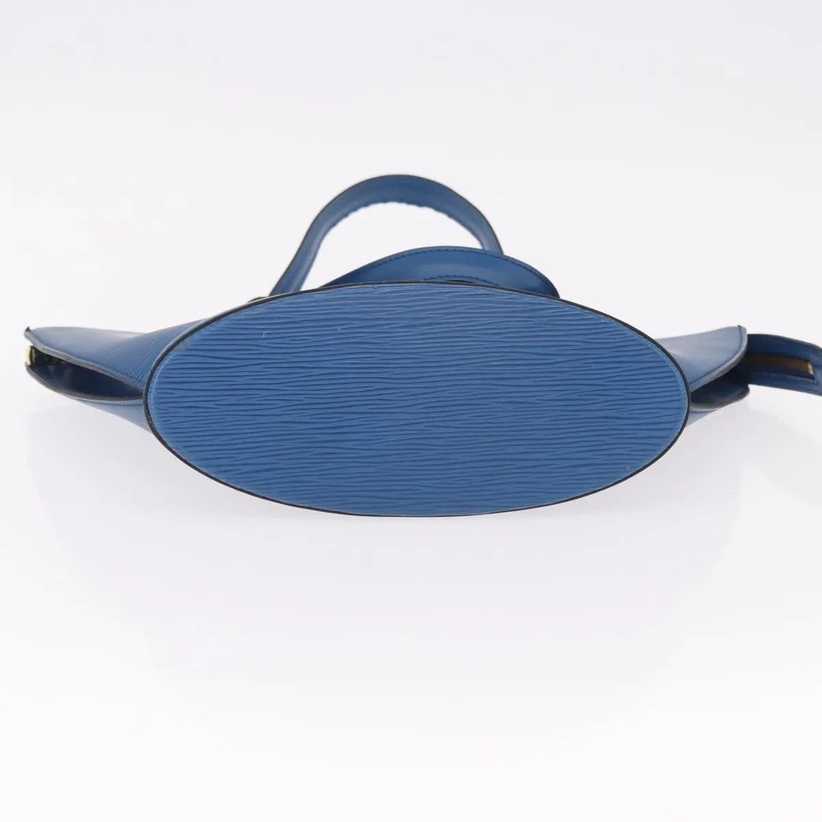 Louis Vuitton Saint Jacques Epi, Blue, Leather, Shoulder Bag