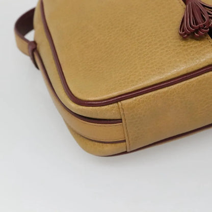 cartier Tasseled Must de Cartier Leather, Yellow, Leather, Shoulder Bag