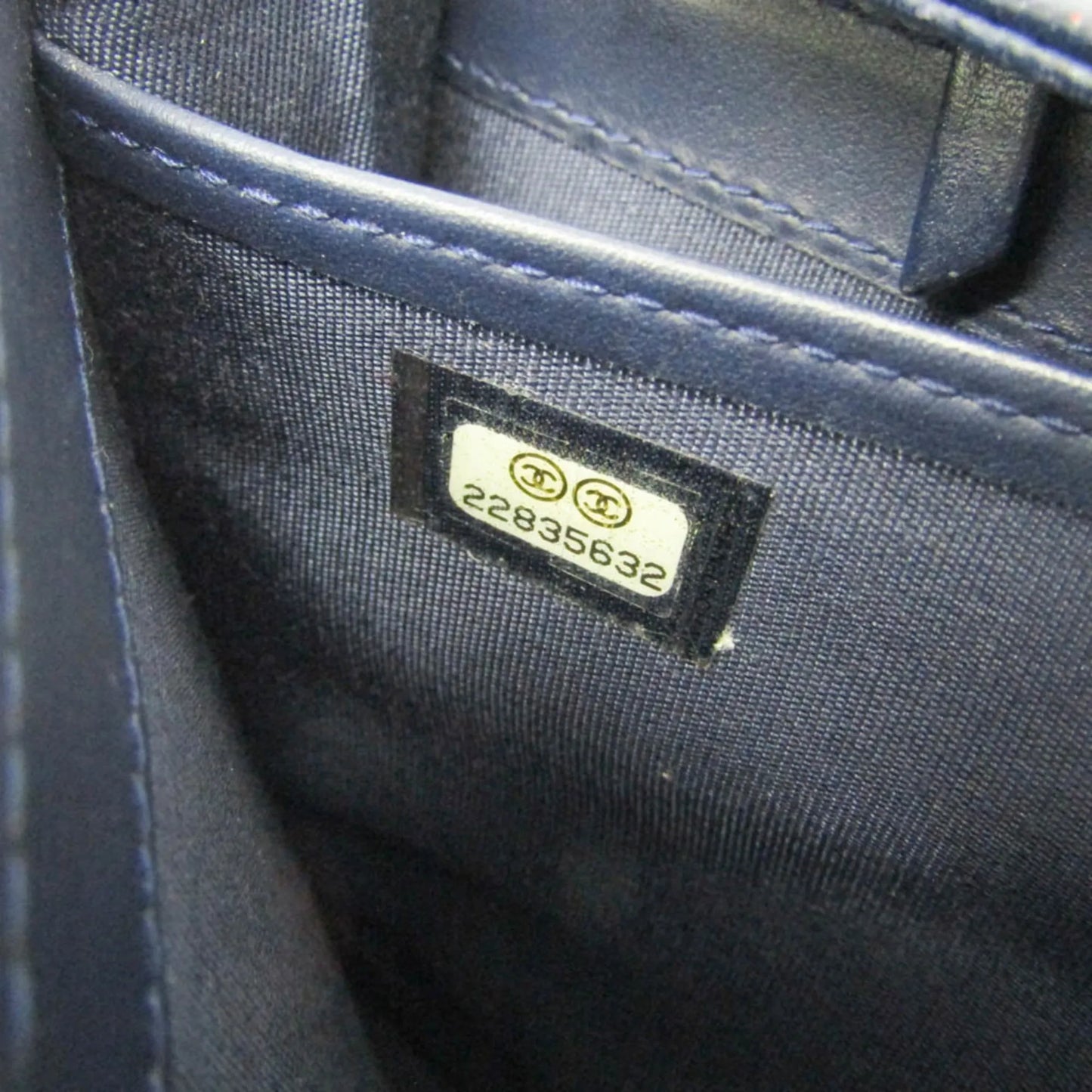 Chanel Matelasse Zippy CC, Navy, Calfskin, Wallet