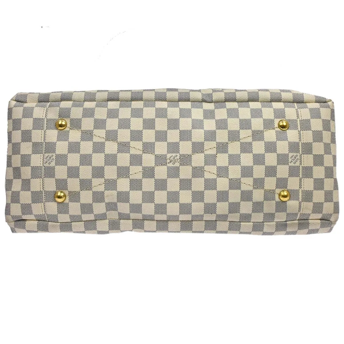 Louis Vuitton Artsy Damier, White, Canvas, Handbag