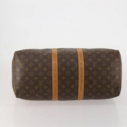 Louis Vuitton Keepall Monogram Canvas, Brown, Canvas, Travel Bag