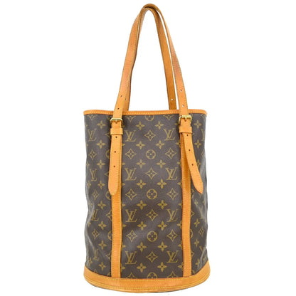 Louis Vuitton Bucket Monogram Canvas, Brown, Canvas, Tote Bag