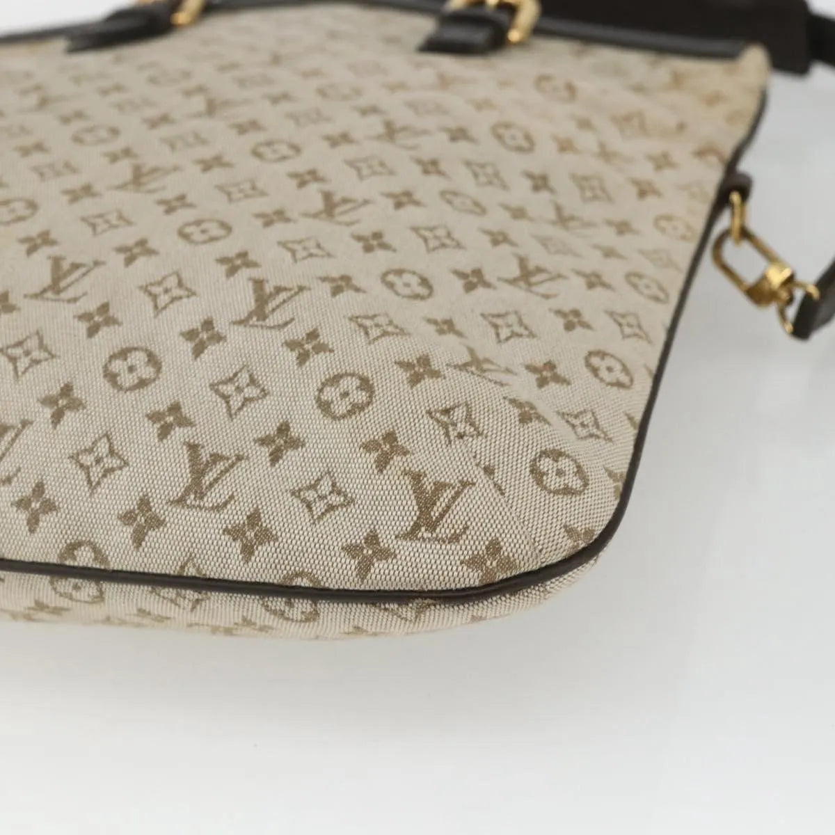 Louis Vuitton Francoise Mini lin, Khaki, Canvas, Tote Bag