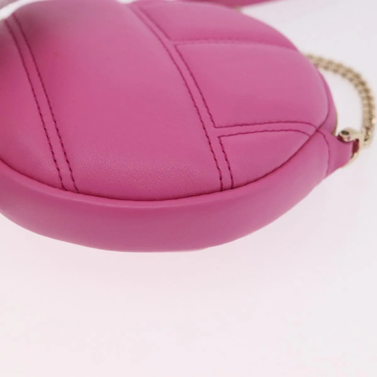 Bvlgari Shoulder Leather, Pink, Leather, Shoulder Bag