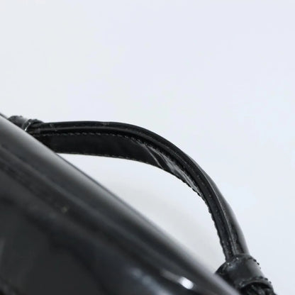 Chanel Vintage Timeless Cosmetic Case Patent, Black, Patent Leather, Handbag