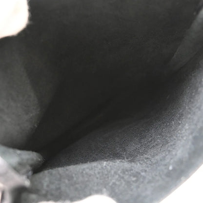 Hermes Onimaitou Leather, Black, Leather, Shoulder Bag