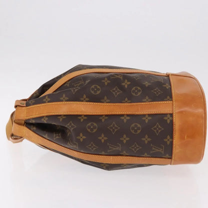 Louis Vuitton Randonnee Monogram Canvas, Brown, Canvas, Shoulder Bag