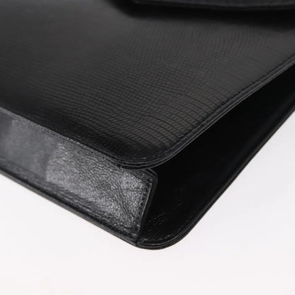 Saint Laurent Vintage Leather, Black, Leather, Shoulder Bag