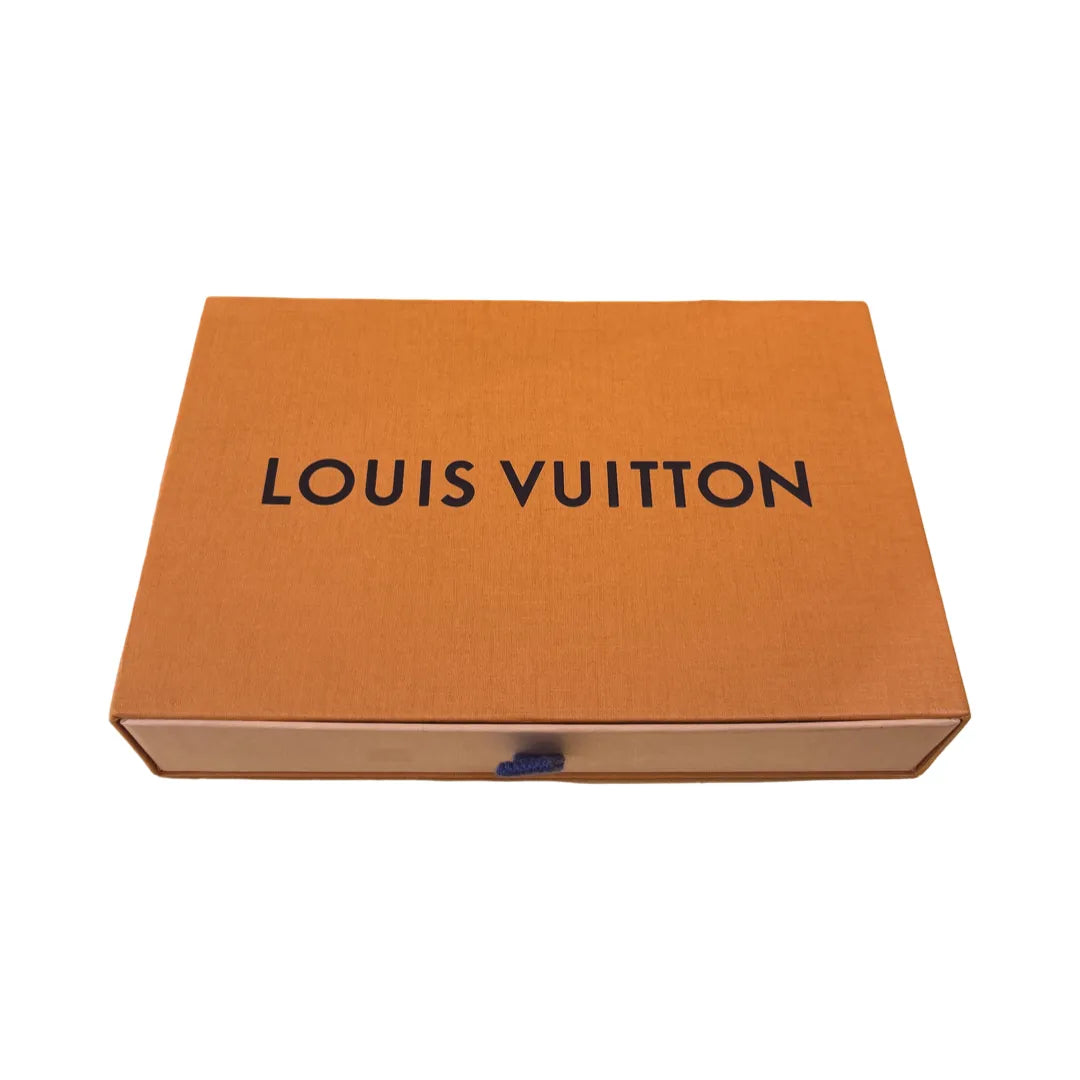 Louis Vuitton Zip Canvas, Orange, Cotton, Wallet