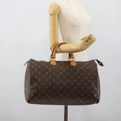 Louis Vuitton Speedy Monogram Canvas, Brown, Canvas, Handbag
