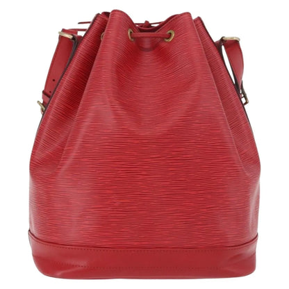 Louis Vuitton Noe Epi Leather, Red, Leather, Shoulder Bag