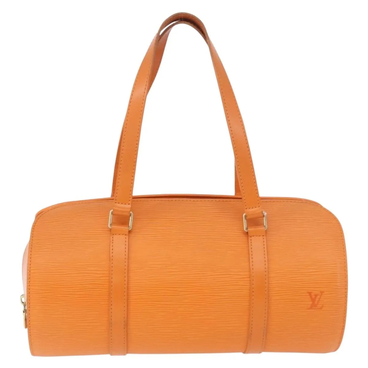 Louis Vuitton Soufflot Epi Leather, Orange, Leather, Handbag