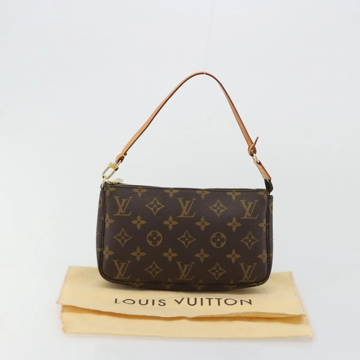 Louis Vuitton Pochette Accessoires NM Monogram Canvas, Brown, Canvas, Clutch