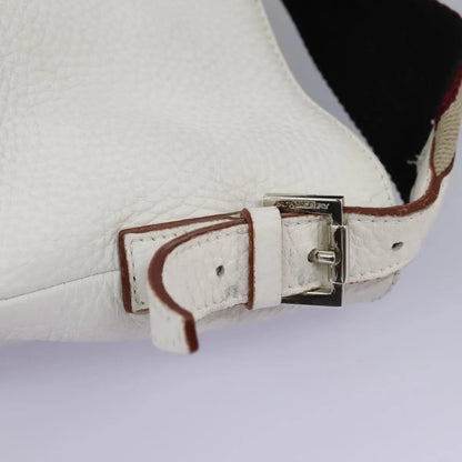 Burberry Vintage Leather, White, Leather, Shoulder Bag