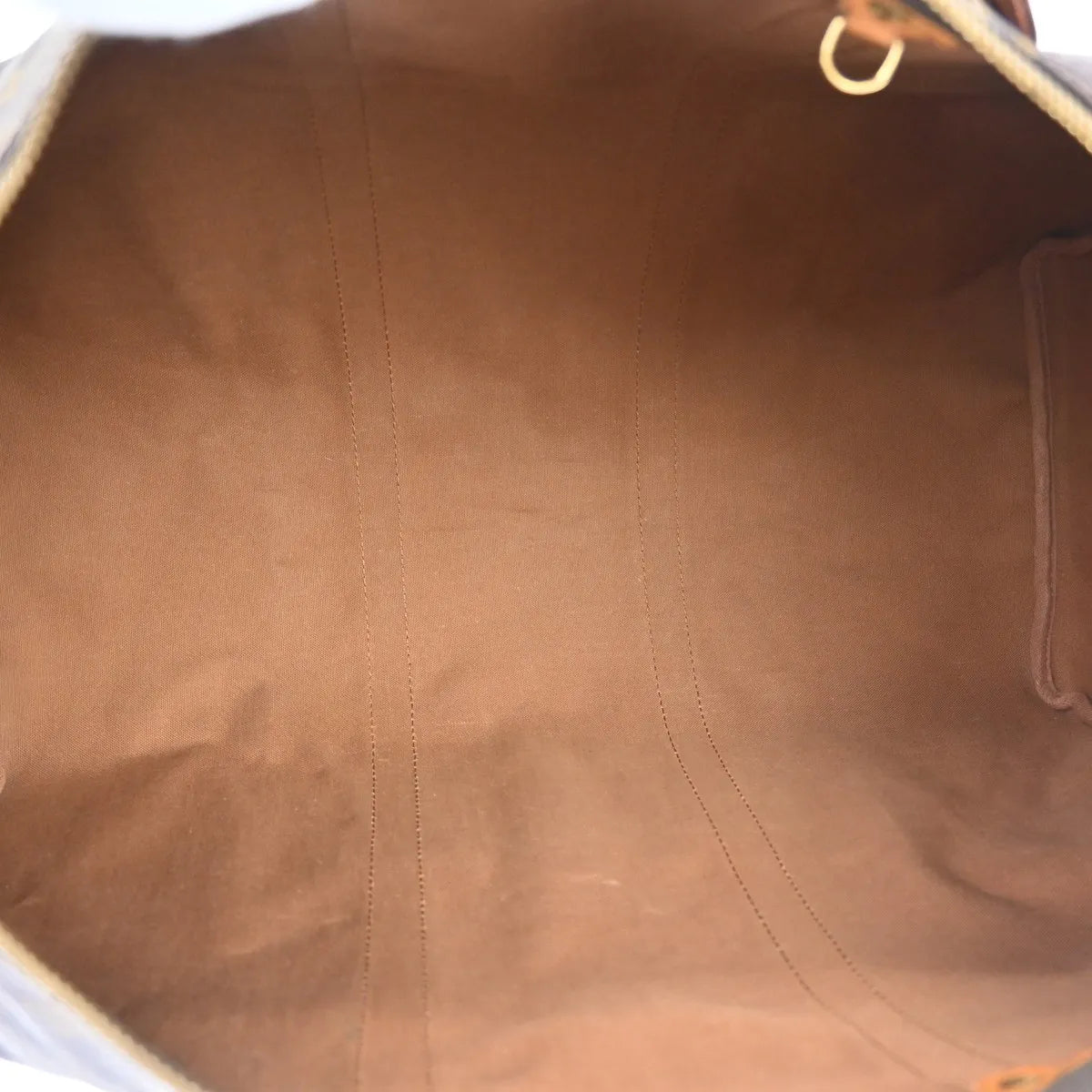 Louis Vuitton Keepall Monogram, Brown, Canvas, Travel Bag