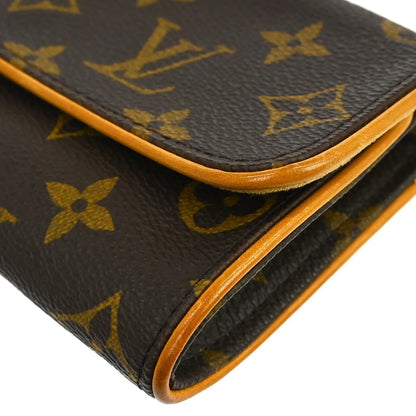 Louis Vuitton Twin Monogram Canvas, Brown, Canvas, Clutch