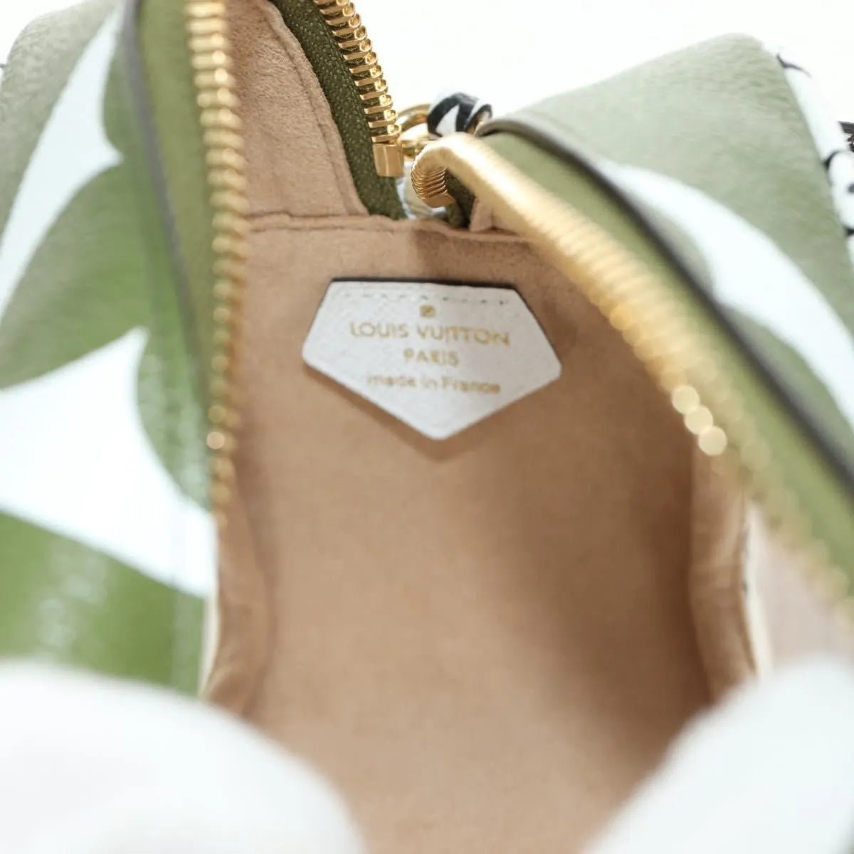 Louis Vuitton Beach Limited Edition Colored Monogram Giant, Green, Canvas, Clutch