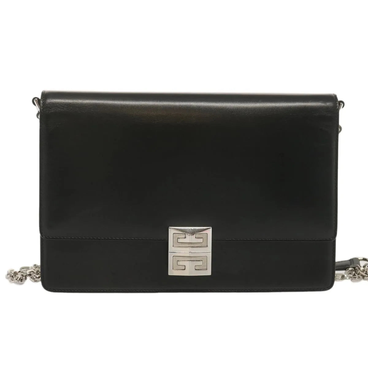 Givenchy 4G Shoulder Bag Leather, Black, Leather, Shoulder Bag