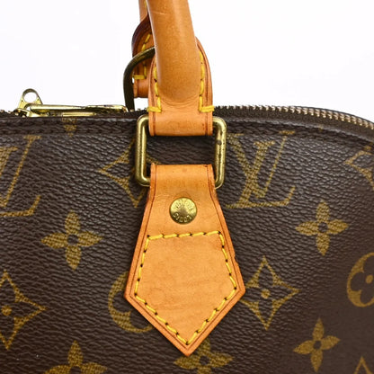 Louis Vuitton Alma Monogram, Brown, Canvas, Handbag