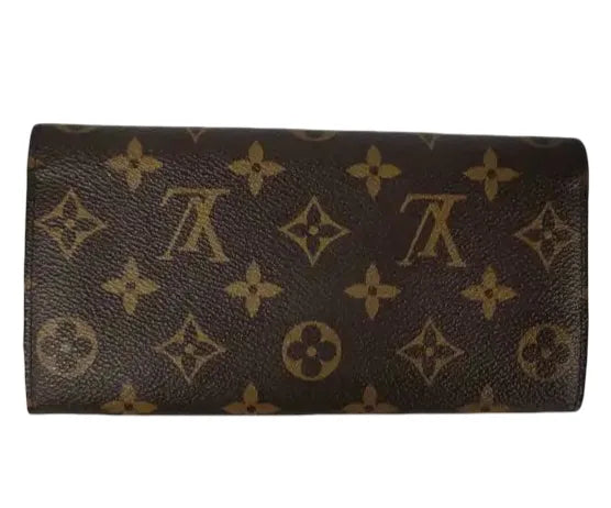 Louis Vuitton Emilie Monogram Canvas, Brown, Canvas, Wallet